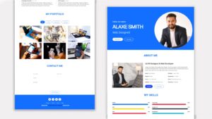 Read more about the article Personal Portfolio Website Using HTML, CSS and Bootstrap