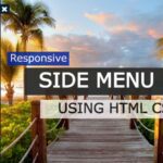 Sidebar Menu Using Only HTML and CSS