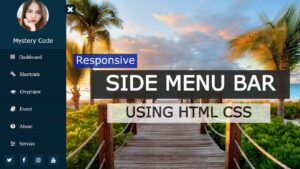 Read more about the article Sidebar Menu Using Only HTML and CSS
