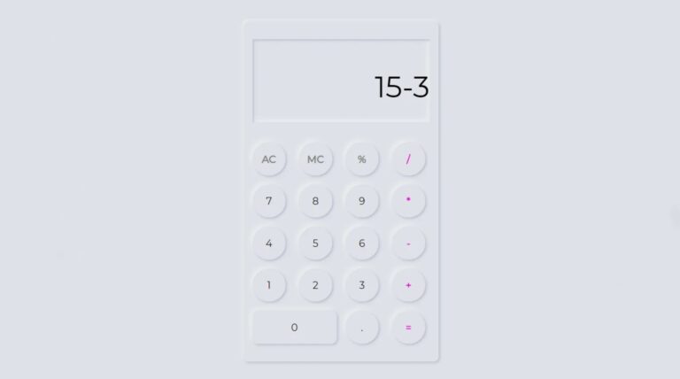 How To Create A Calculator Using HTML, CSS, and JavaScript