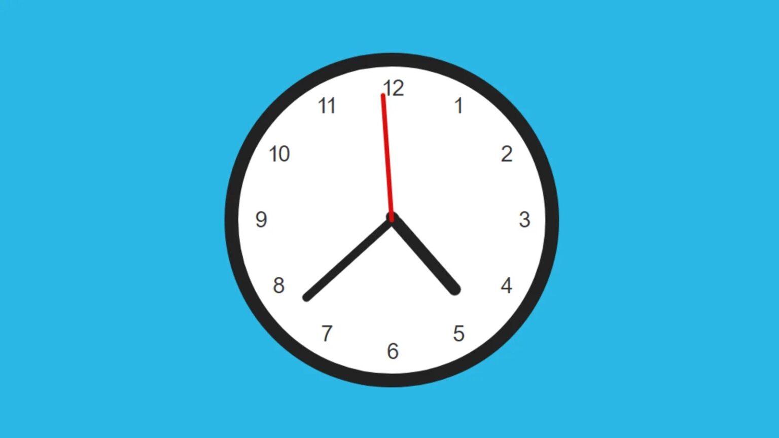 Make an Analog Clock using HTML, CSS and JavaScript