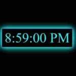 Glowing Digital Clock Using HTML, CSS & JavaScript