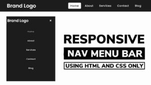 Read more about the article Navigation Menu Bar Design Using  HTML  and CSS