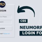 Neumorphism Login Form using HTML & CSS