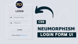 Read more about the article Neumorphism Login Form using HTML & CSS