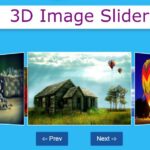 3D Image Slider using HTML, CSS and JavaScript