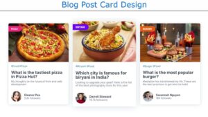 Read more about the article Blog Post Card Design using HTML & CSS