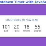 How to Create a Countdown Timer with JavaScript & CSS