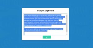 Read more about the article How to Create JavaScript Copy to Clipboard