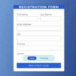 Simple Registration Form Source Code | HTML CSS