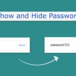Show and Hide Password Using jQuery and CSS