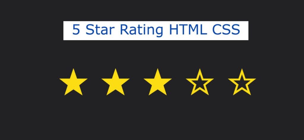 5-star-rating-using-html-and-css-code-demo