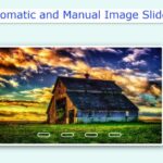 Automatic and Manual Image Slider in HTML CSS