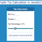 How to Make a Simple Tip Calculator in JavaScript