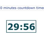 30 Minutes Countdown Timer Using JavaScript