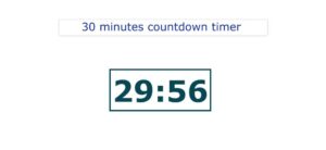 Read more about the article 30 Minutes Countdown Timer Using JavaScript
