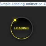 Simple Loading Animation using HTML & CSS (Free Code)