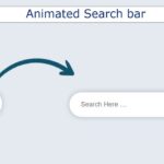 How To Make an Animated Search Bar using HTML CSS