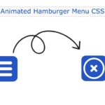 Animated Hamburger Menu using HTML CSS (Free Code)