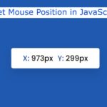 How to Get Mouse Position in JavaScript (Free Code)