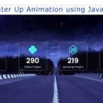 Responsive Counter Up Animation using JavaScript