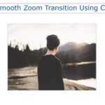 Smooth Zoom Transition Using CSS (Free Code)