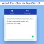 How to Create a Word Counter in JavaScript (Free Code)