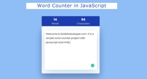 Read more about the article How to Create a Word Counter in JavaScript (Free Code)