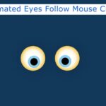 Animated Eyes Follow Mouse Cursor in JavaScript