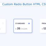 How To Create Custom Radio Button Using HTML CSS