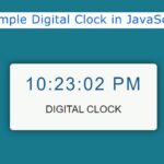 How to Create a Digital Clock in JavaScript