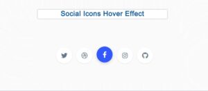 Read more about the article Simple Social Media Icons Hover Effect with CSS