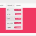 15+ Drop Down Navigation Menu HTML (Code + Demo)