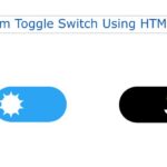 How to Create a Custom Toggle Switch Using HTML CSS