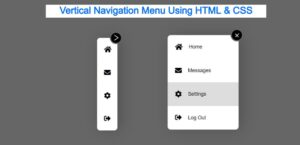 Read more about the article Simple Vertical Navigation Menu Using HTML & CSS