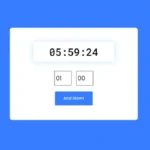 How to Create Alarm Clock in HTML CSS & JavaScript