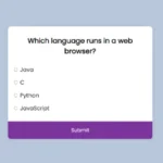 Simple Quiz App Using JavaScript & HTML (Free Code)