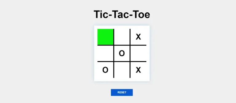 Create Tic Tac Toe with JavaScript