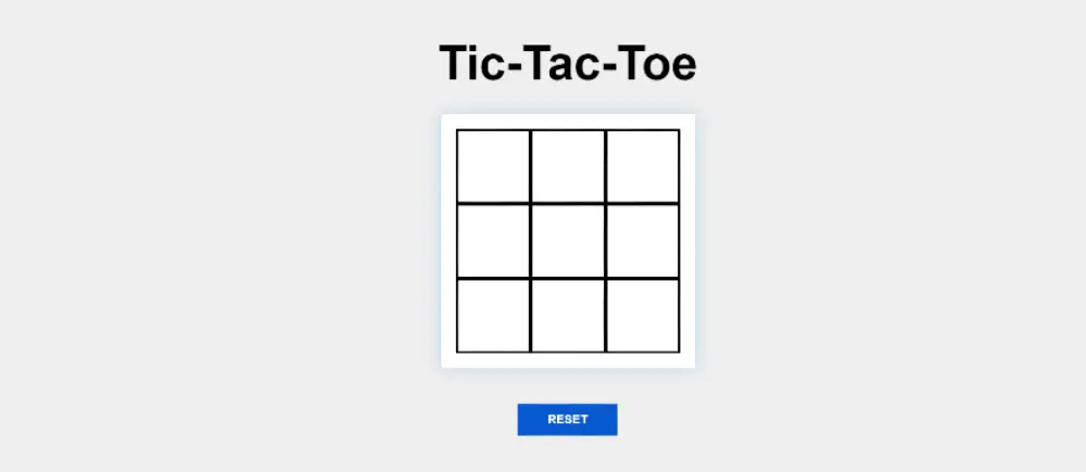 Tutorial — Tic-Tac-Toe Game with Vanilla JavaScript