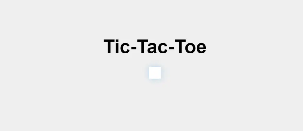 Tutorial — Tic-Tac-Toe Game with Vanilla JavaScript