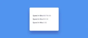 Read more about the article How to detect Internet speed with JavaScript