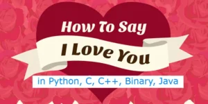 Read more about the article I Love You in Code Language (Free Code + Demo)