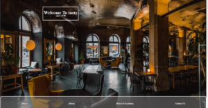 Read more about the article Restaurant Website Using HTML and CSS