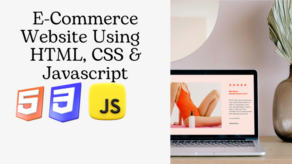 E-Commerce Website Using HTML, CSS & JavaScript