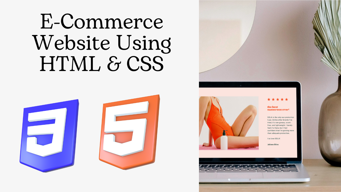 E-Commerce Website Using HTML, CSS & JavaScript