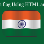 Indian Flag Using HTML and CSS