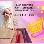 20+ Shopping Cart Template using HTML, CSS & Javascript