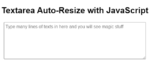 Textarea Using HTML,CSS and JavaScript