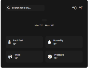 Build a Weather App Using HTML, CSS, and JavaScript