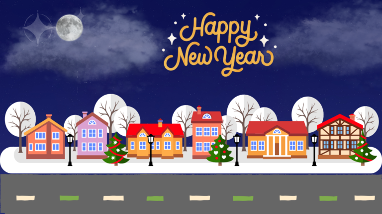 Happy New Year Using HTML, CSS & JavaScript